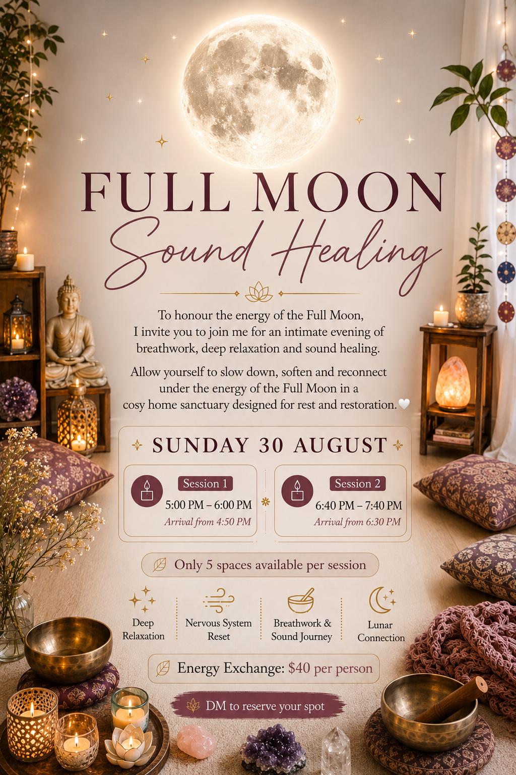 Full Moon Sound Healing