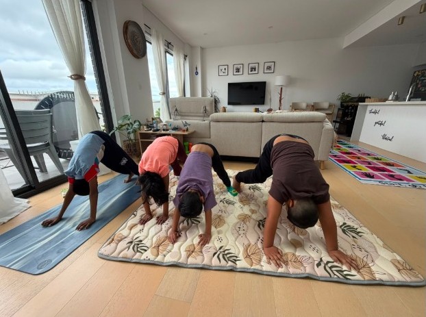 Kids yoga class
